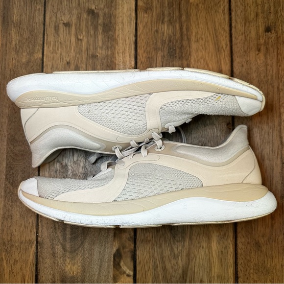 Lululemon Chargefeel Low Womens Workout Shoe Light Ivory Dove Grey White/Sz 8.5 - Picture 11 of 16